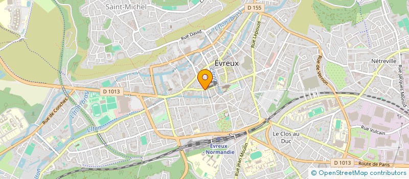 localisation de l'entreprise CENTRE DE GESTION DEPARTEMENT DE L EURE  EVREUX