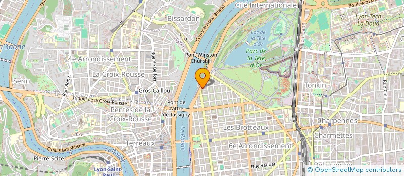 localisation de l'entreprise CENTRE DE GESTION DES AFFAIRES MEDICALES  LYON