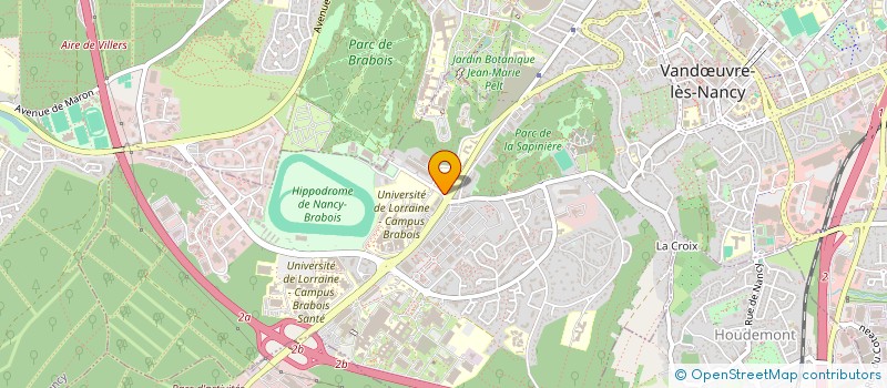 localisation de l'entreprise CENTRE DE GESTION INTERPROFESSIONNEL à VANDOEUVRE-LES-NANCY