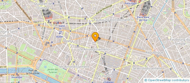 localisation de l'entreprise CENTRE DE GESTION MECANOGRAPHIQUE à PARIS