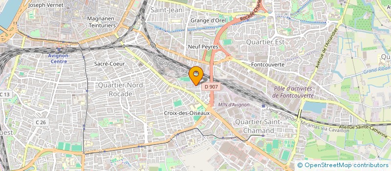 localisation de l'entreprise CENTRE DE GUIDANCE FAMILIALE D'AVIGNON - C.G.F.84 à AVIGNON