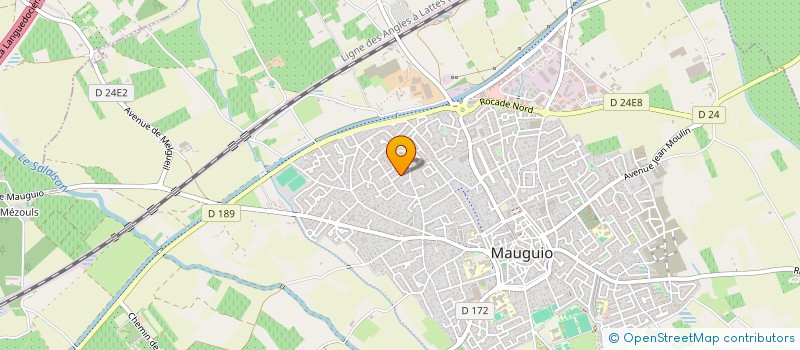 localisation de l'entreprise CENTRE DE KARATE MELGORIEN  MAUGUIO