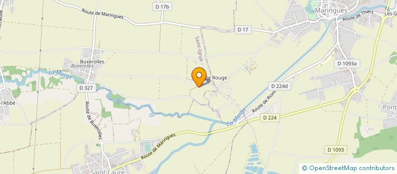 localisation de l'entreprise CENTRE DE L'AMELIORATION DE L'HABITAT  SAINT-IGNAT