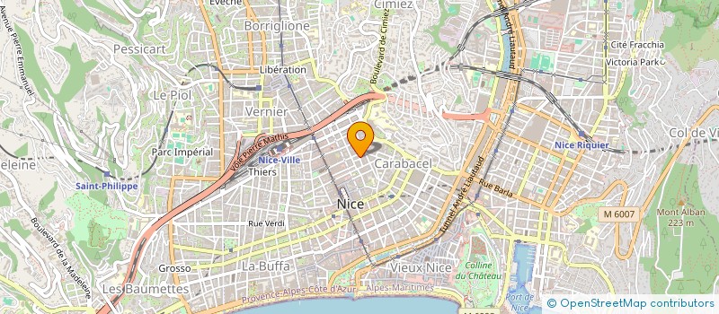 localisation de l'entreprise CENTRE DE L ENCADREMENT à NICE