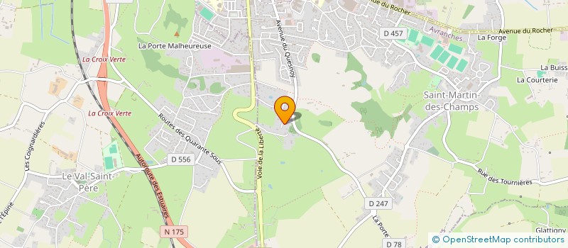 localisation de l'entreprise CENTRE DE L'EPAULE ET DE LA MAIN à AVRANCHES