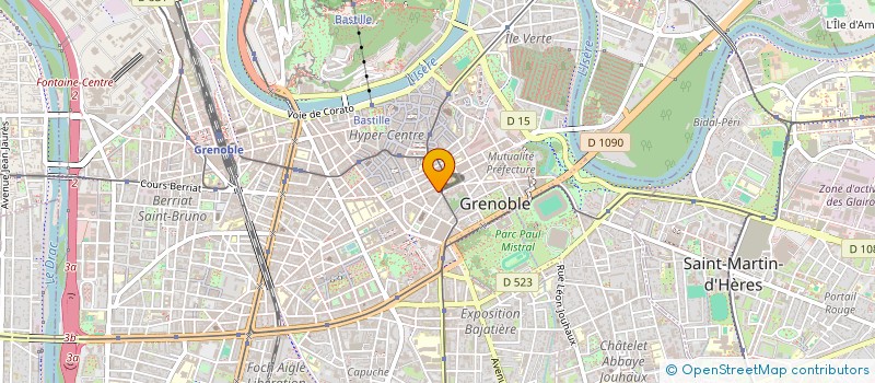 localisation de l'entreprise CENTRE DE L'EPAULE ET DE LA MAIN DU DAUPHINE à GRENOBLE