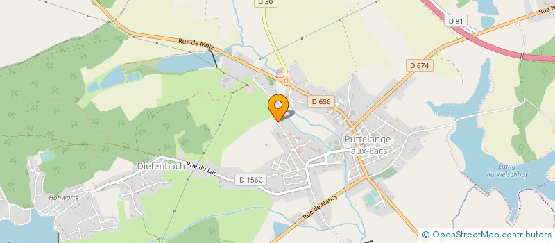 localisation de l'entreprise CENTRE DE L HABITAT ET DU TRAITEMENT  PUTTELANGE-AUX-LACS