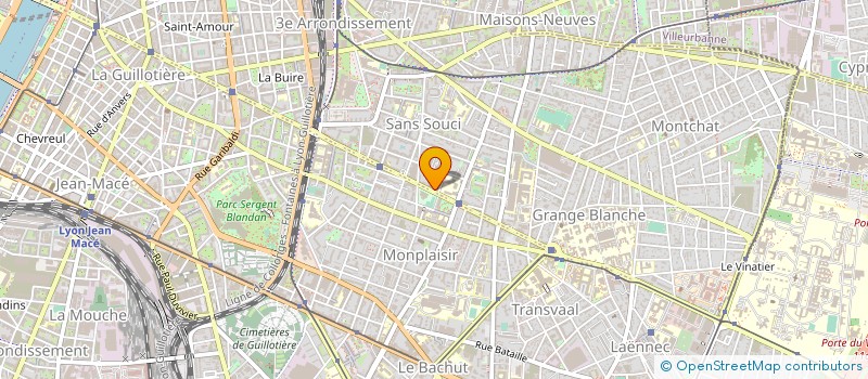 localisation de l'entreprise CENTRE DE LA COLONNE VERTEBRALE  LYON