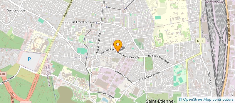 localisation de l'entreprise CENTRE DE LA COMMUNAUTE DEMOCRATIQUE KURDE DE ROUEN  SAINT-ETIENNE-DU-ROUVRAY