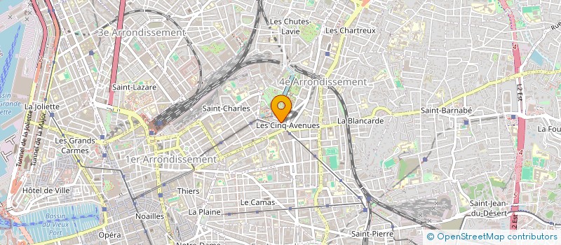 localisation de l'entreprise CENTRE DE LA MAISON ET DU PARTAGE à MARSEILLE