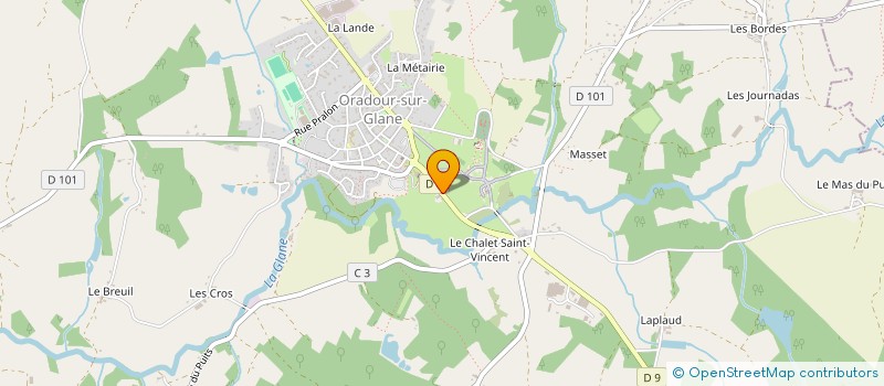 localisation de l'entreprise CENTRE DE LA MEMOIRE D'ORADOUR SUR GLANE à ORADOUR-SUR-GLANE