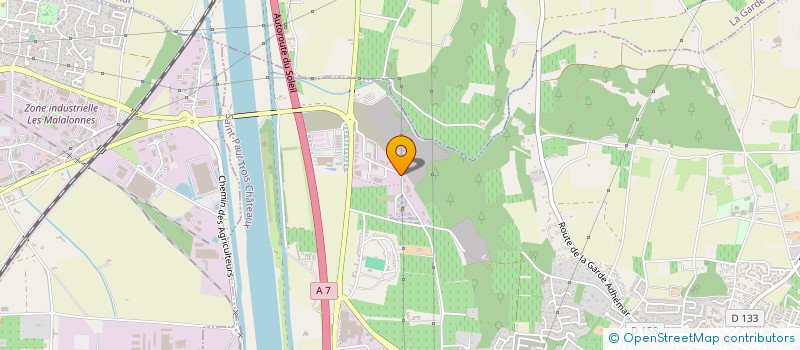 localisation de l'entreprise CENTRE DE LA PISCINE  SAINT-PAUL-TROIS-CHATEAUX