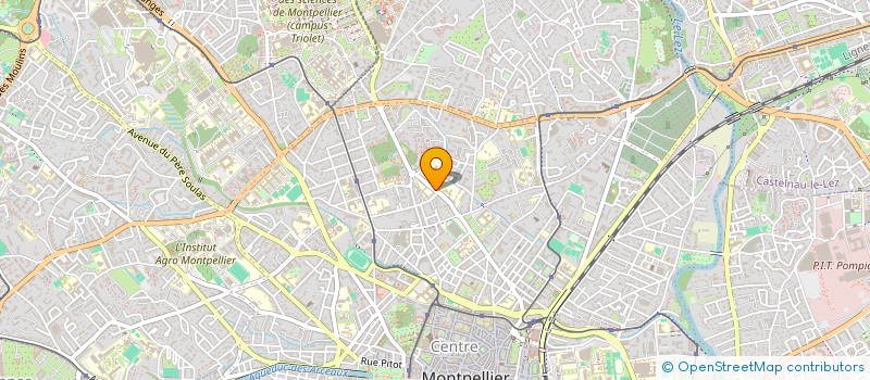 localisation de l'entreprise CENTRE DE LA ROSERAIE STE ODILE à MONTPELLIER