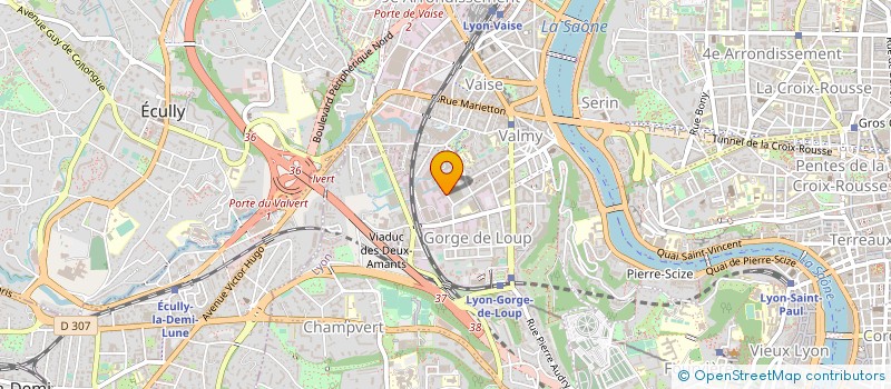 localisation de l'entreprise CENTRE DE LA VOIX RHONE ALPES à LYON