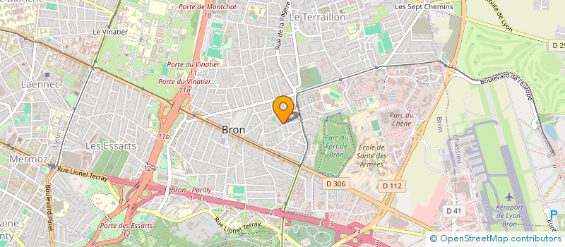 localisation de l'entreprise CENTRE DE LANGUE POLONAISE DE LYON  BRON