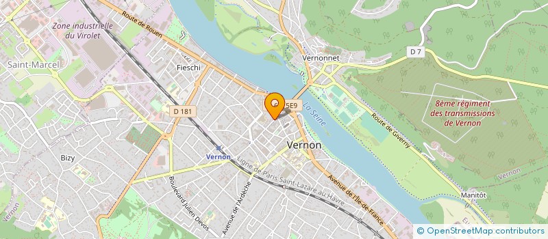 localisation de l'entreprise CENTRE DE LANGUES FEE SAVOIR  VERNON