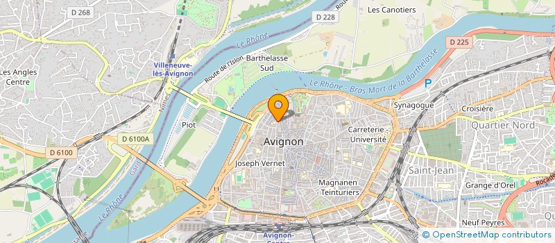 localisation de l'entreprise CENTRE DE LASERTHERAPIE à AVIGNON