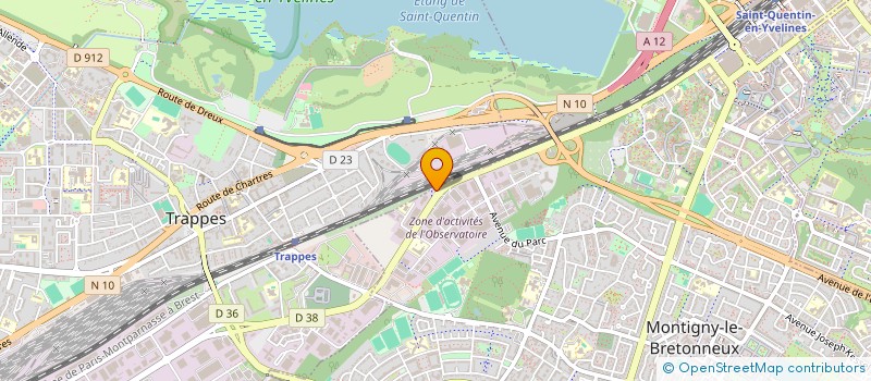 localisation de l'entreprise CENTRE DE LAVAGE SEGUIN à MONTIGNY-LE-BRETONNEUX