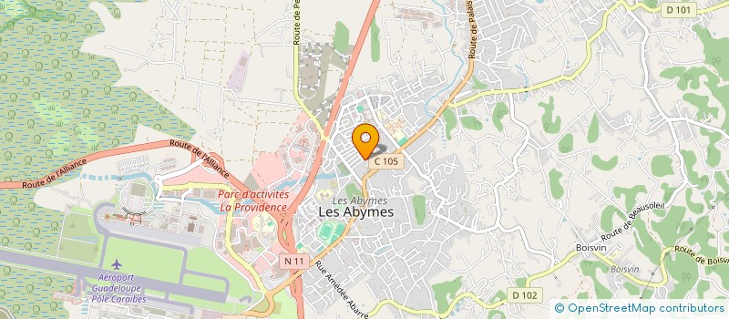 localisation de l'entreprise CENTRE DE LECTURE DE L'APPRENTISSAGE DE LA SCOLARITE ET DE LA SOLIDARITE - C.L.A.S.S à LES ABYMES