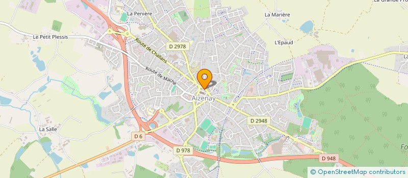 localisation de l'entreprise CENTRE DE LOISIRS à AIZENAY