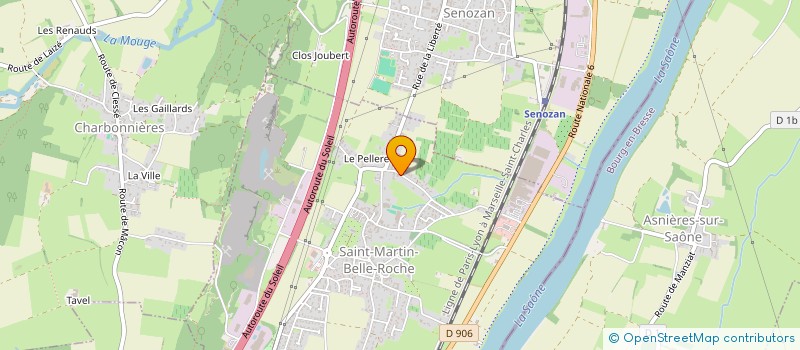 localisation de l'entreprise CENTRE DE LOISIRS à SAINT-MARTIN-BELLE-ROCHE