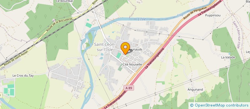 localisation de l'entreprise CENTRE DE LOISIRS à SAINT-ASTIER