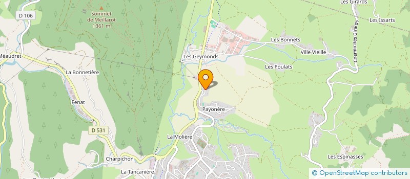 localisation de l'entreprise CENTRE DE LOISIRS  VILLARD-DE-LANS