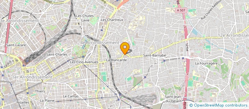 localisation de l'entreprise CENTRE DE LOISIRS DES 4 ET 5EME à MARSEILLE