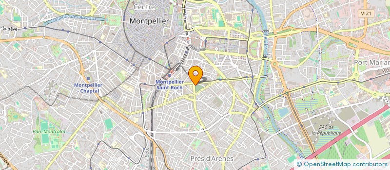 localisation de l'entreprise CENTRE DE LOISIRS LA CLAU à MONTPELLIER