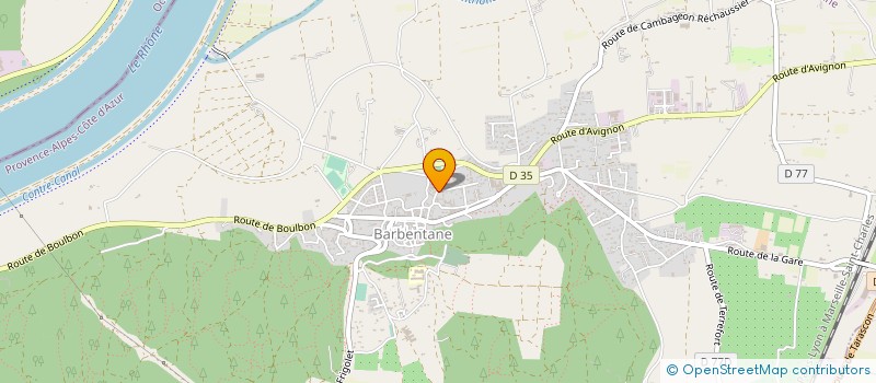 localisation de l'entreprise CENTRE DE LOISIRS LES LUTINS  BARBENTANE