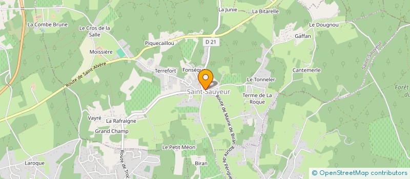 localisation de l'entreprise CENTRE DE LOISIRS SANS HEBERGEMENT LES FILOUX à SAINT-SAUVEUR