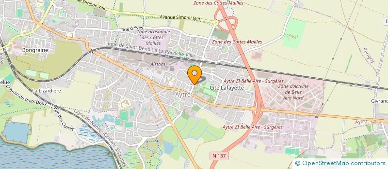 localisation de l'entreprise CENTRE DE LOISIRS  SLEP  AYTRE