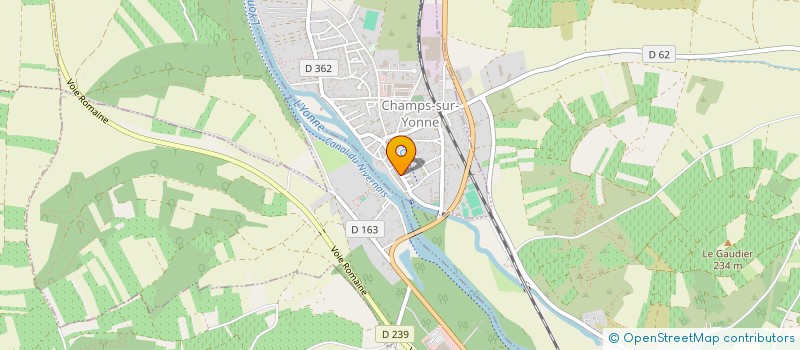 localisation de l'entreprise CENTRE DE LOISIRS TOM'POUCE à JUSSY