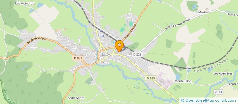 localisation de l'entreprise CENTRE DE LONG SEJOUR  LUZY