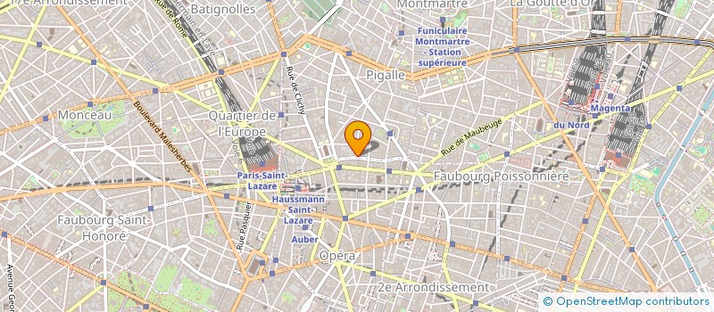 localisation de l'entreprise CENTRE DE MANAGEMENT HOTELIER  PARIS
