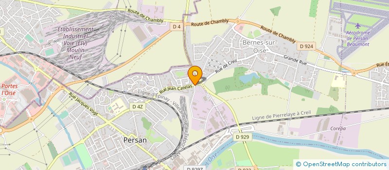 localisation de l'entreprise CENTRE DE MANUTENTION ET DE RECYCLAGE  PERSAN