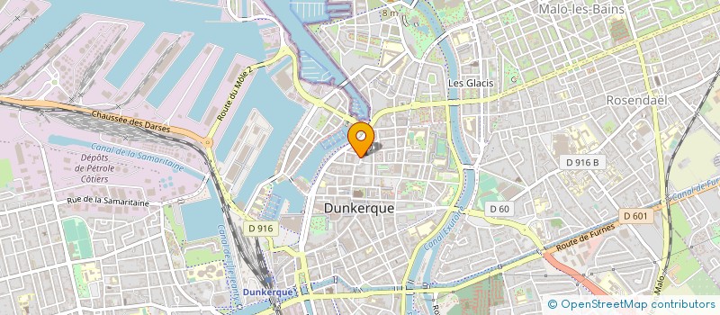 localisation de l'entreprise CENTRE DE MEDECINE DU SPORT à DUNKERQUE