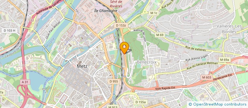 localisation de l'entreprise CENTRE DE MEDIATION & D'ARBITRAGE  METZ