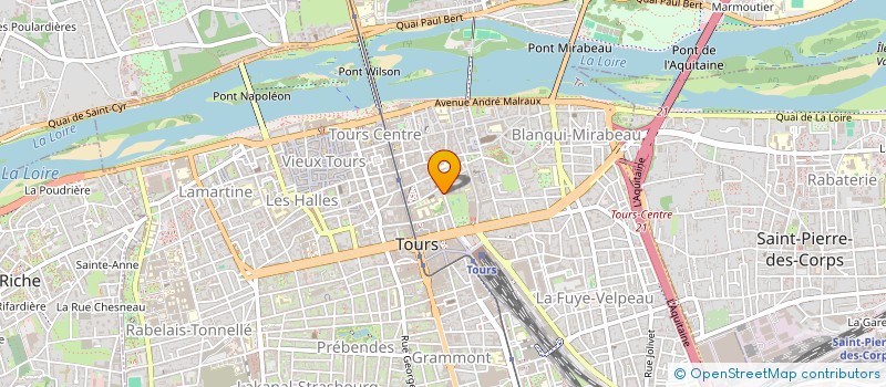 localisation de l'entreprise CENTRE DE MEDIATION DE TOURAINE à TOURS