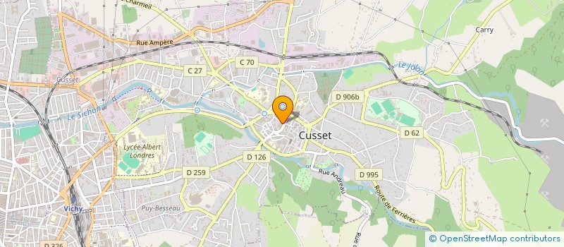 localisation de l'entreprise CENTRE DE MEDIATION ET D'ARBITRAGE à CUSSET