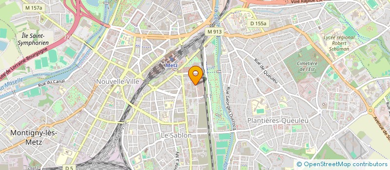 localisation de l'entreprise CENTRE DE MEDITATION KADAMPA DHARMACHAKRA METZ  METZ