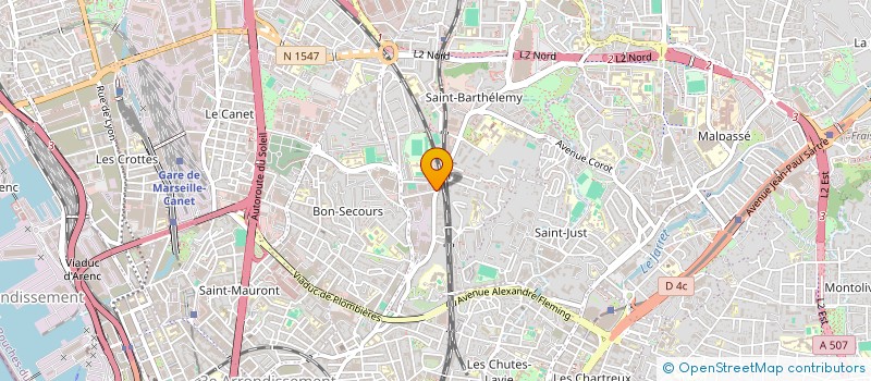 localisation de l'entreprise CENTRE DE MEDITATION MINHTAM à MARSEILLE