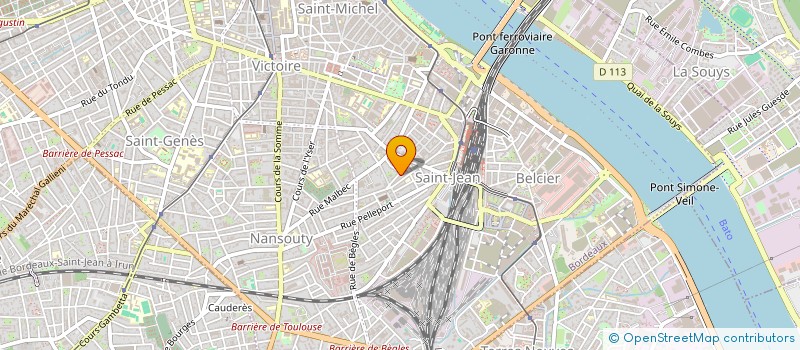 localisation de l'entreprise CENTRE DE MEDITATION ZEN  BORDEAUX