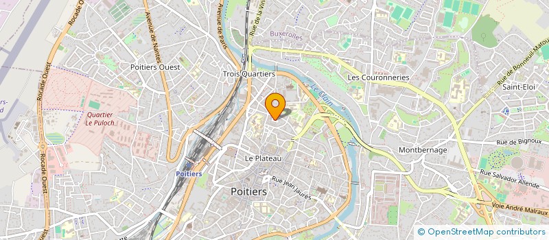 localisation de l'entreprise CENTRE DE MUSIQUE DE CHAMBRE DE POITIERS à POITIERS