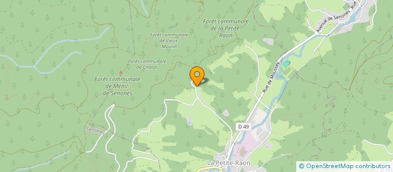 localisation de l'entreprise CENTRE DE NATUROPATHIE DE LORRAINE à LA PETITE-RAON