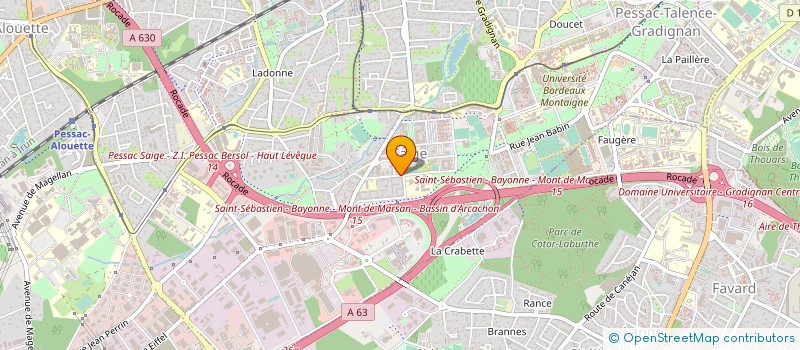 localisation de l'entreprise CENTRE DE NEPHROLOGIE DE BORDEAUX PESSAC  PESSAC