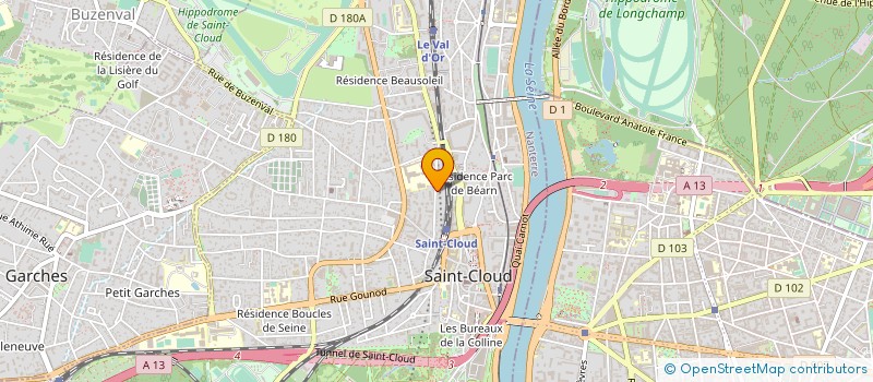 localisation de l'entreprise CENTRE DE NEPHROLOGIE DE CHATEAUROUX à SAINT-CLOUD