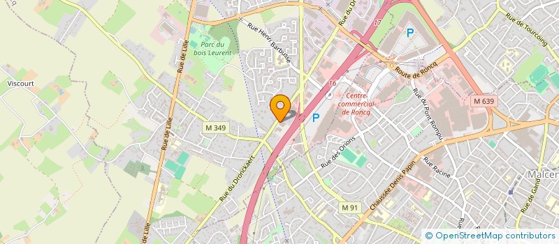 localisation de l'entreprise CENTRE DE NETTOYAGE AUTOMOBILE à RONCQ