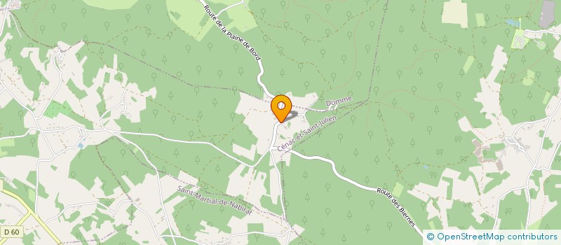 localisation de l'entreprise CENTRE DE PARACHUTISME DU PERIGORD  DOMME