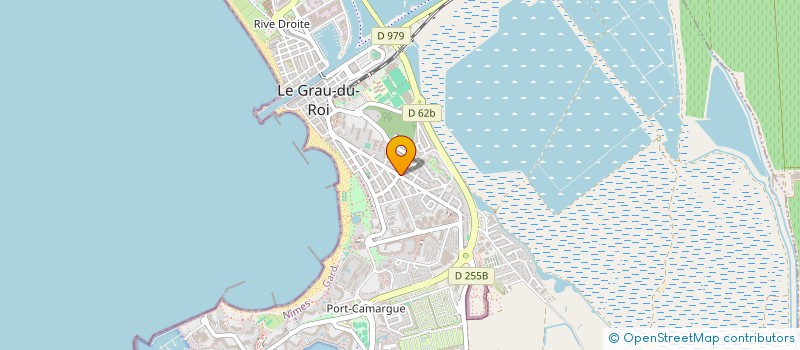 localisation de l'entreprise CENTRE DE PECHE CAMARGUAIS  LE GRAU-DU-ROI